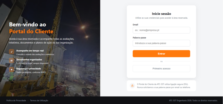Portal do Cliente da ATC-SST Engenharia